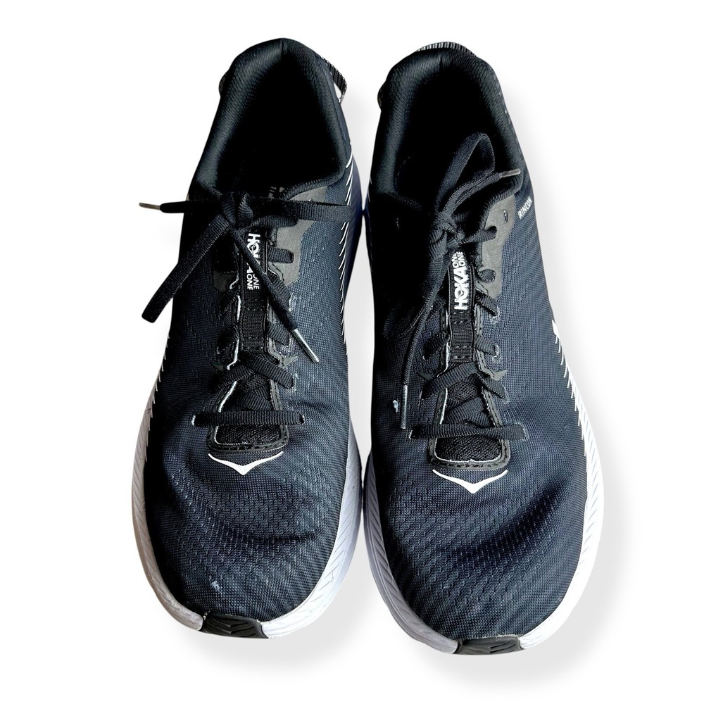 Hoka One One W Rincon 2 Women's Running Shoes Black/White (1110515) Size 11 - Picture 4 of 15